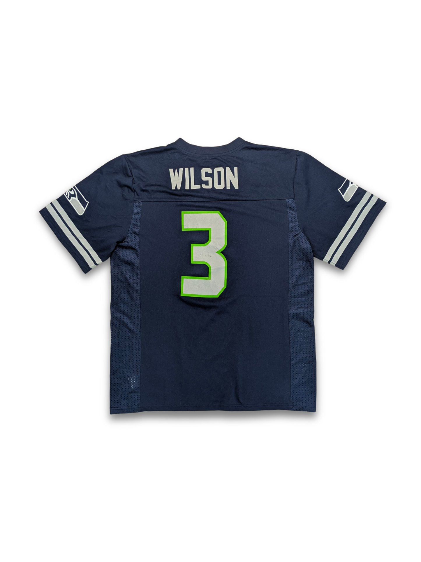 NFL Seattle Seahawks Jersey Wilson 3 Navy L 2010er