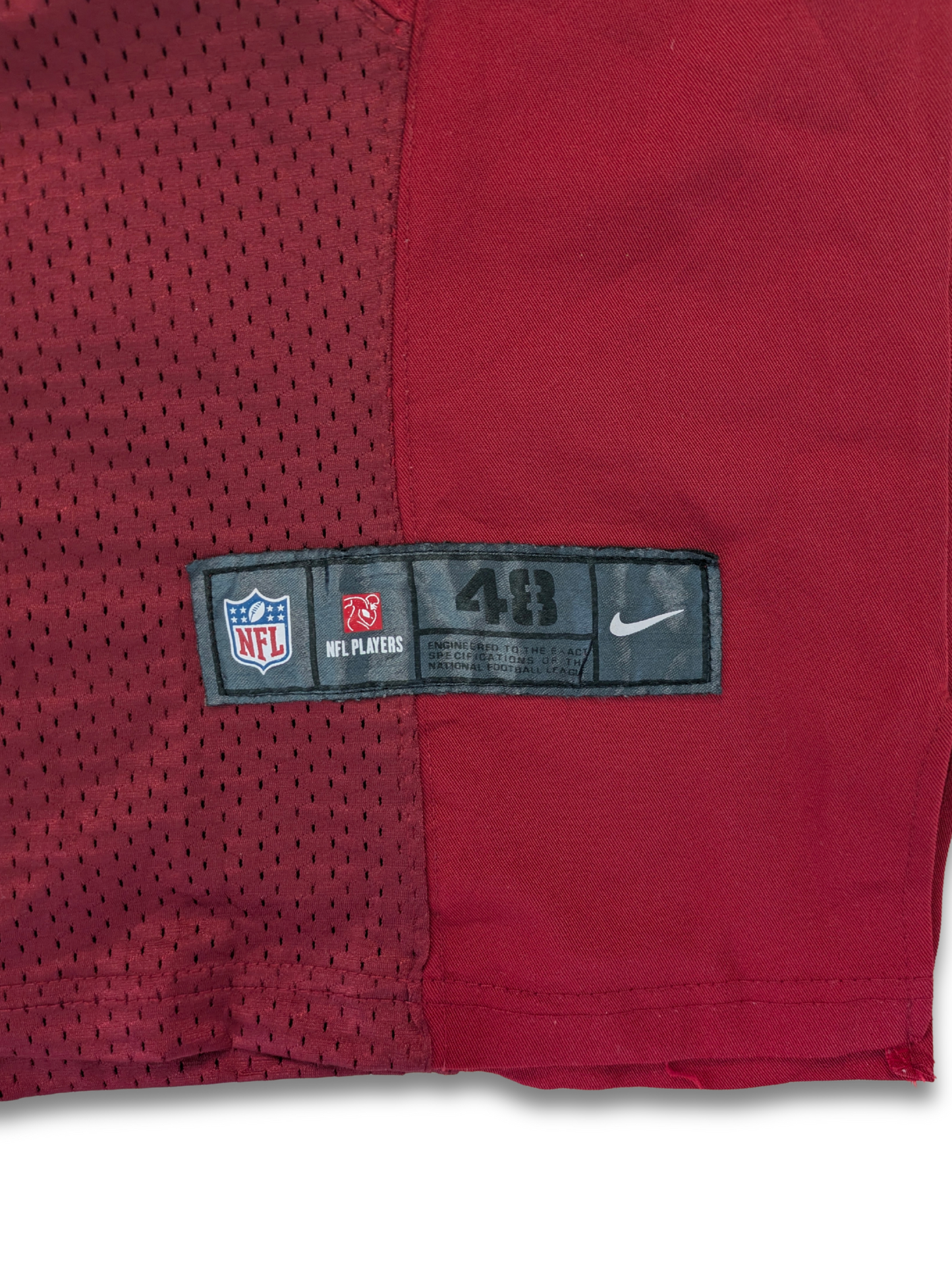 Nike NFL Washington Redskins Jersey Kerrigan 91 Rot 48 fits XL-XXL 2000er