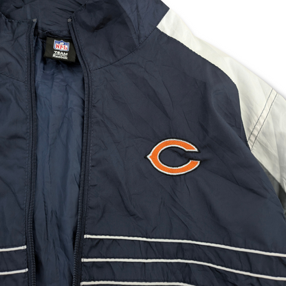 NFL Reebok  Chicago Bears Windbreaker Navy Large