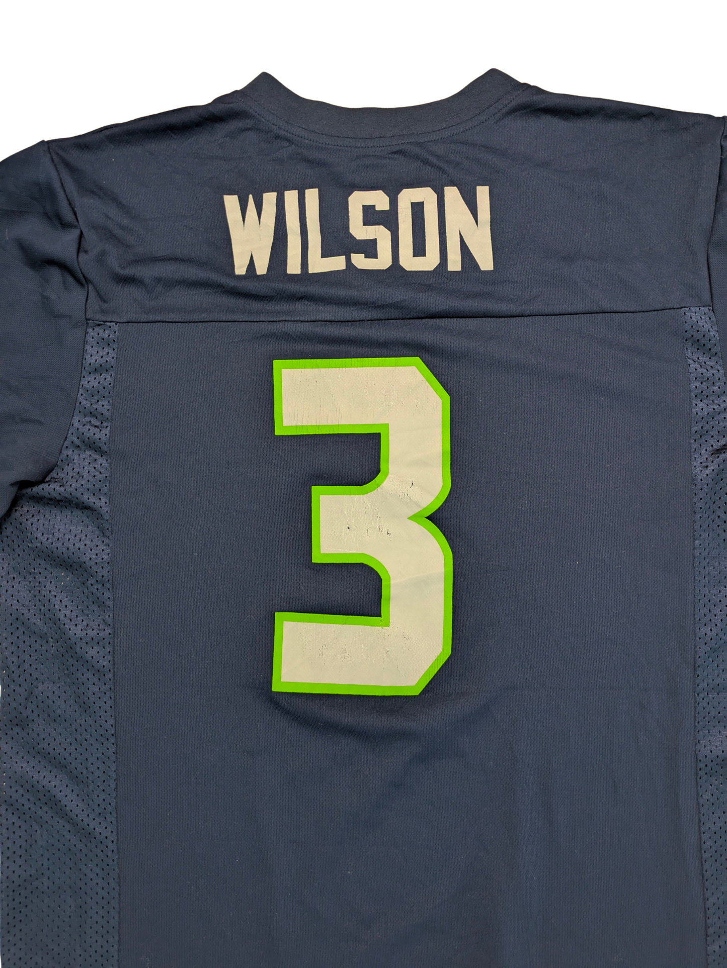 NFL Seattle Seahawks Jersey Wilson 3 Navy L 2010er