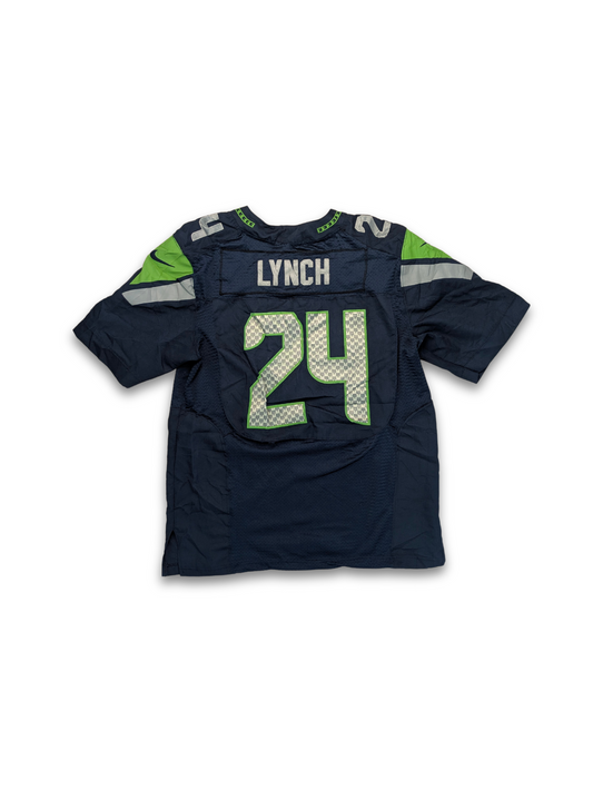 Nike NFL Seattle Seahawks Jersey Marshawn Lynch 24 Navy 48 fits XXL 2010er