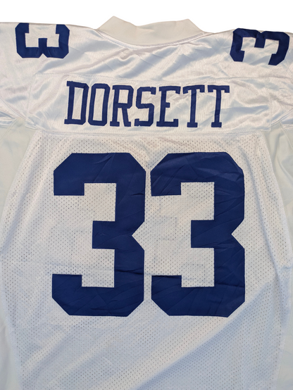 Reebok NFL Dallas Cowboys Jersey 2000er Größe 50 fits L-XL Weiß Dorsett 33