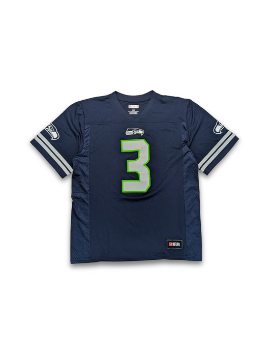 NFL Seattle Seahawks Jersey Wilson 3 Navy L 2010er