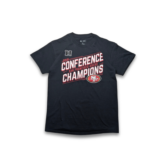 NFL San Francisco 49ers NFC Champions 2019 T-Shirt Schwarz Medium