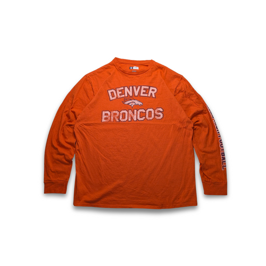 NFL Denver Broncos Longsleeve Orange X-Large
